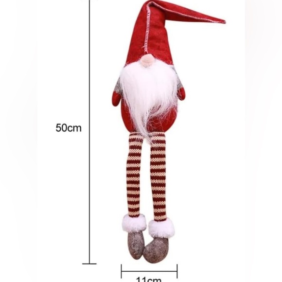 3 Faceless Santa Gnomes Xmas Decor Gifting Elf On Shelf New Firm $ - Picture 2 of 2
